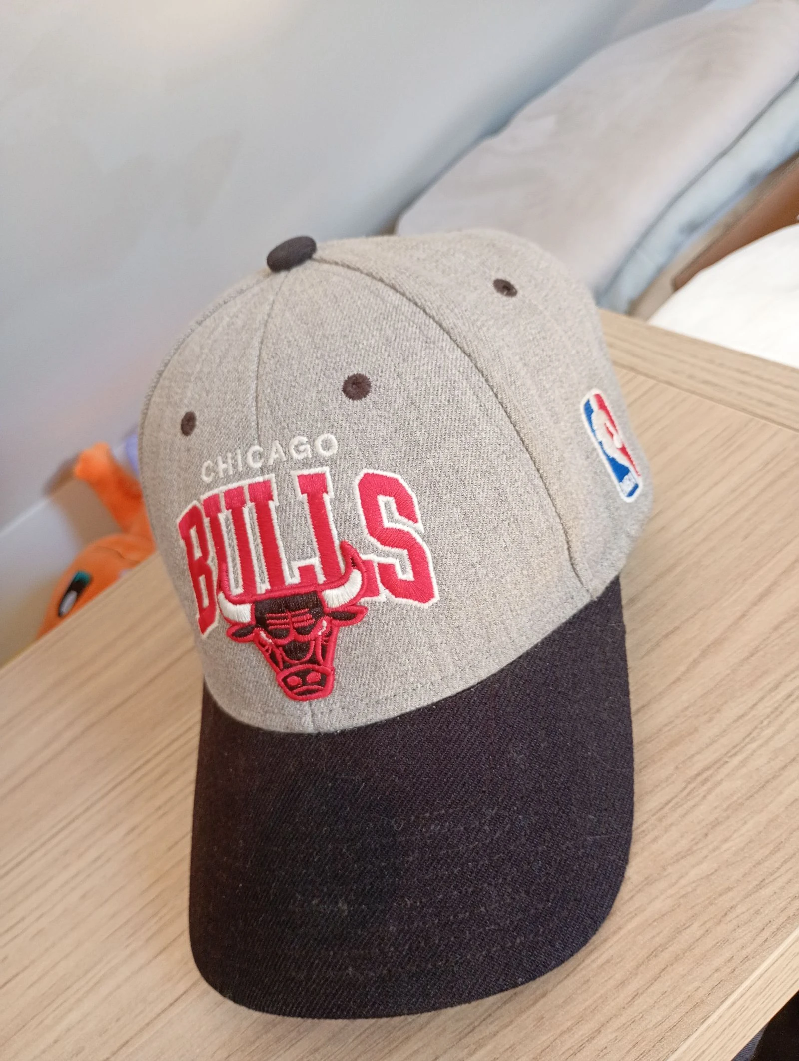 Vintage NBA Chicago Bulls authentic adjustable gray and black cap – photo 4